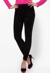 Street 9 Black Printed Legging women