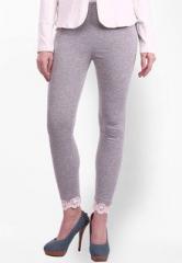 Street 9 Grey Solid Legging women