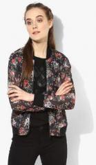 Style Quotient Black Printed Summer Jacket women