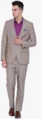 Suitltd Beige Solid Suit men