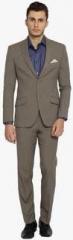 Suitltd Brown Slim Fit Suit men