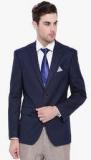 Suitltd Navy Blue Solid Blazer Men