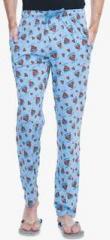 Superman Blue Printed Pyjamas men