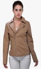 Svt Ada Collection Beige Solid Winter Jacket women