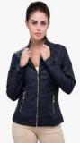 Svt Ada Collection Navy Blue Solid Winter Jacket women