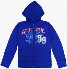 Sweet Angel Blue Printed Hoodie girls