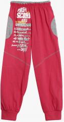 Sweet Angel Pink Printed Joggers girls