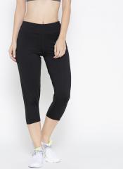 Sweet Dreams Black Solid Capris women