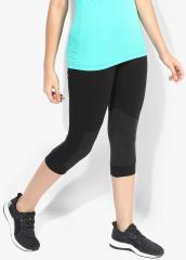 Sweet Dreams Black Solid Loungewear Capri women