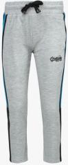 Sweet Dreams Grey Melange Straight Fit Track Pant boys