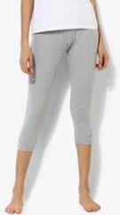 Sweet Dreams Grey Printed Loungewear Capri women