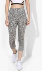 Sweet Dreams Grey Textured Capri women