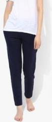 Sweet Dreams Navy Blue Solid Pant women