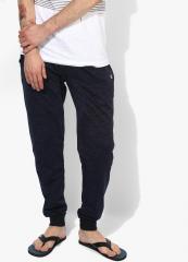 Sweet Dreams Navy Blue Textured Pyjama men