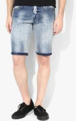 Tagd New York Blue Washed Shorts men