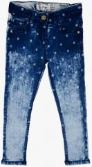 Tales & Stories Blue Slim Fit Mid Rise Clean Look Jeans girls