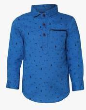 Tales & Stories Cobalt Blue Casual Shirt boys