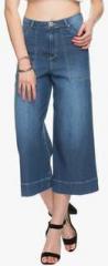 Tarama Blue Washed Capri women