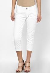 Tarama White Solid Capri women