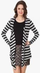 Texco Black Striped Shrug women