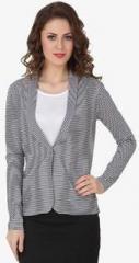 Texco Black Striped Summer Jacket women