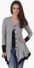 Texco Grey Solid Shrug women