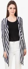 Texco Navy Blue Striped Shrug women