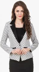 Texco White Printed Winter Jacket women