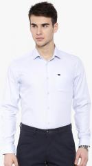 The Bear House Blue Solid Slim Fit Semiformal Shirt men