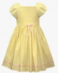 The Cranberry Club Yellow Casual Dress girls