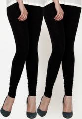 The Gud Look Black Solid Legging women