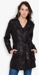 The Indian Garage Co Black Solid WinterJacket women