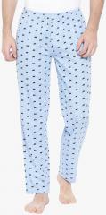 The Indian Garage Co Blue Printed Pyjama men