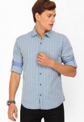 The Indian Garage Co Checks Green Casual Shirt men