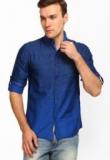 The Indian Garage Co Checks Navy Blue Casual Shirt men