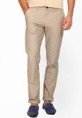 The Indian Garage Co Solid Beige Chinos men