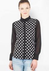 The Vanca Black Printed Shirt women