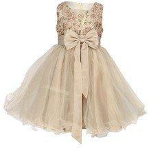 Tiny Girl Beige Party Dress girls