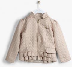 Tiny Girl Beige Winter Jacket girls