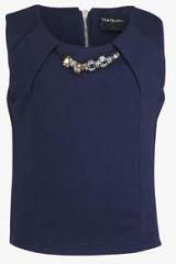 Tiny Girl Navy Blue Party Top girls