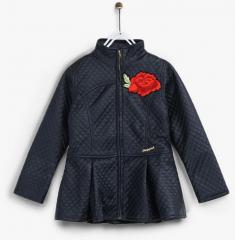 Tiny Girl Navy Blue Winter Jacket girls