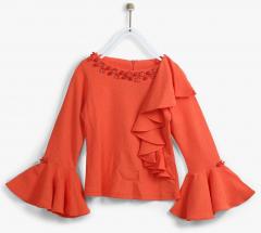 Tiny Girl Orange Casual Top girls