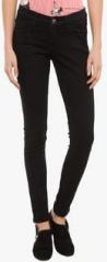 Tokyo Talkies Black Solid Slim Fit Mid Rise Jeans women