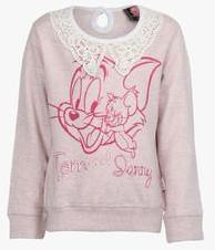 Tom & Jerry Pink Sweatshirt girls