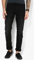 Tom Tailor Black Mid Rise Slim Fit Jeans men