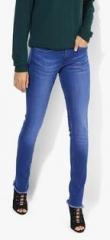 Tom Tailor Blue Washed Mid Rise Regular Fit Jeans women