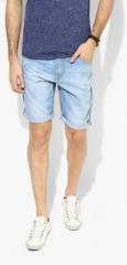 Tom Tailor Blue Washed Regular Fit Shorts men