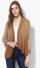 Tom Tailor Brown Solid Shrug women