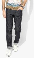 Tom Tailor Navy Blue Washed Regular Fit Jeans men