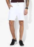 Tom Tailor White Solid Shorts Men